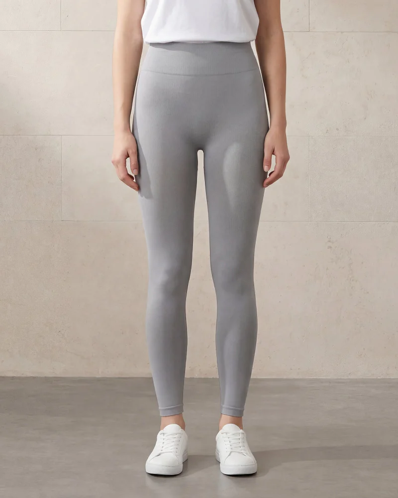 Redtag Women Beige Seamless Leggings