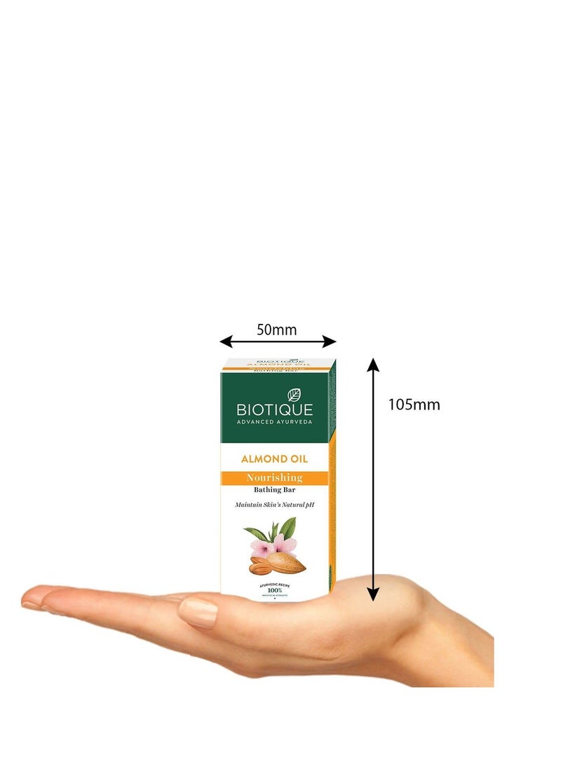 Biotique حانة استحمام مغذية بزيت اللوز | طبيعية وأروماثيرابي نقية تحافظ على الرقم الهيدروجيني الطبيعي للبشرة 100% مستخلصات نباتية مناسبة لجميع أنواع البشرة - Image 2