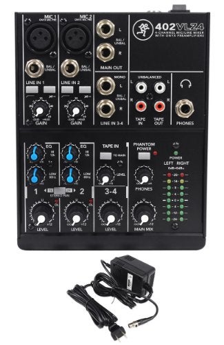 Mackie 402VLZ4, 4-channel Ultra Compact Mixer with High Quality Onyx Preamps - Image 1