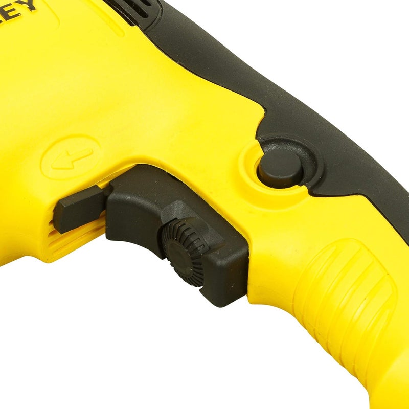STANLEY STDH8013 800W 13mm Reversible Percussion Drill Yellow and Black - Image 4