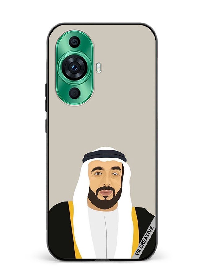 VR CREATIVE Protective Case Cover For Huawei nova 11 Sheikh Khalifa Bin Zayed Bin Sultan Al Nahyan Design Multicolour - Image 1