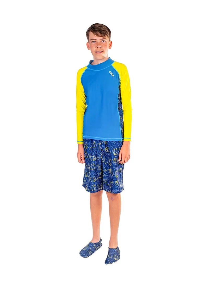 COEGA SUNWEAR COEGA Youth Boys Boardshorts - Navy Geometric