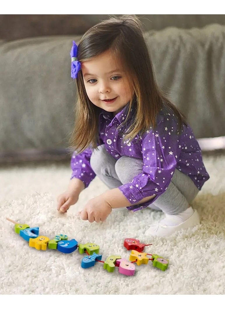 VIO Magnetic Wooden Fishing Game Educational Kindergarten Toys Fine Motor Skills Interactive Play Learning Baby Toddlers Preschool Activity Developmental Toy Engaging Travel Fun  - Image 2