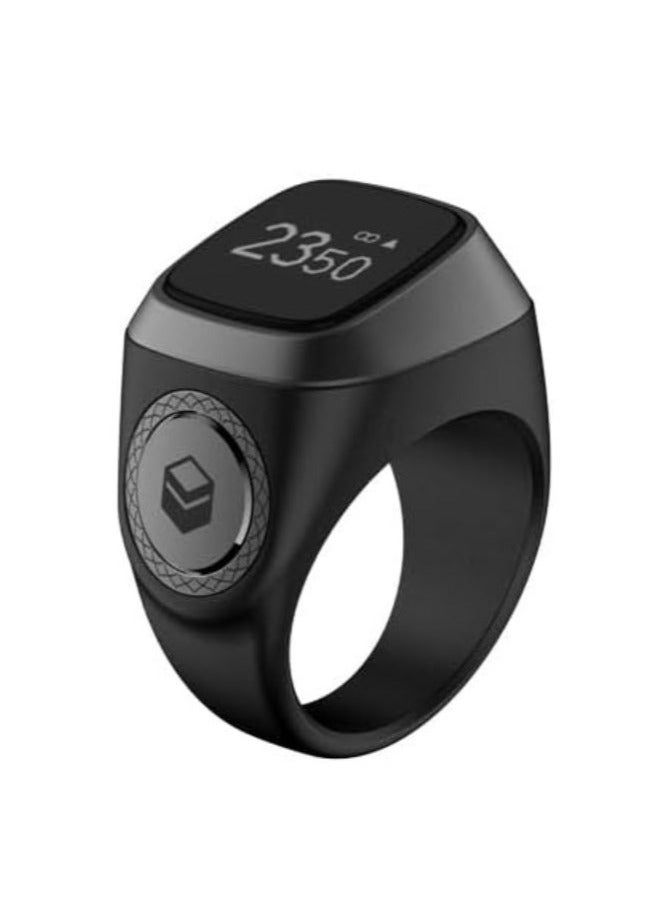 iQIBLA FOCUS iQIBLA Smart Zikr Ring Lite Black Grey 18MM - Image 1