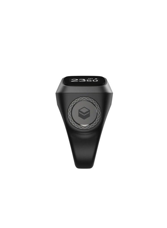 iQIBLA FOCUS iQIBLA Smart Zikr Ring Lite Black Grey 18MM - Image 2