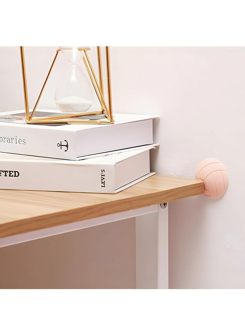 KITDAO KITDAO Self Adhesive Silica Gel Door Stopper Prevent Damage Wall Protector 4 Pcs Silica Gel Door Stopper  - Image 4