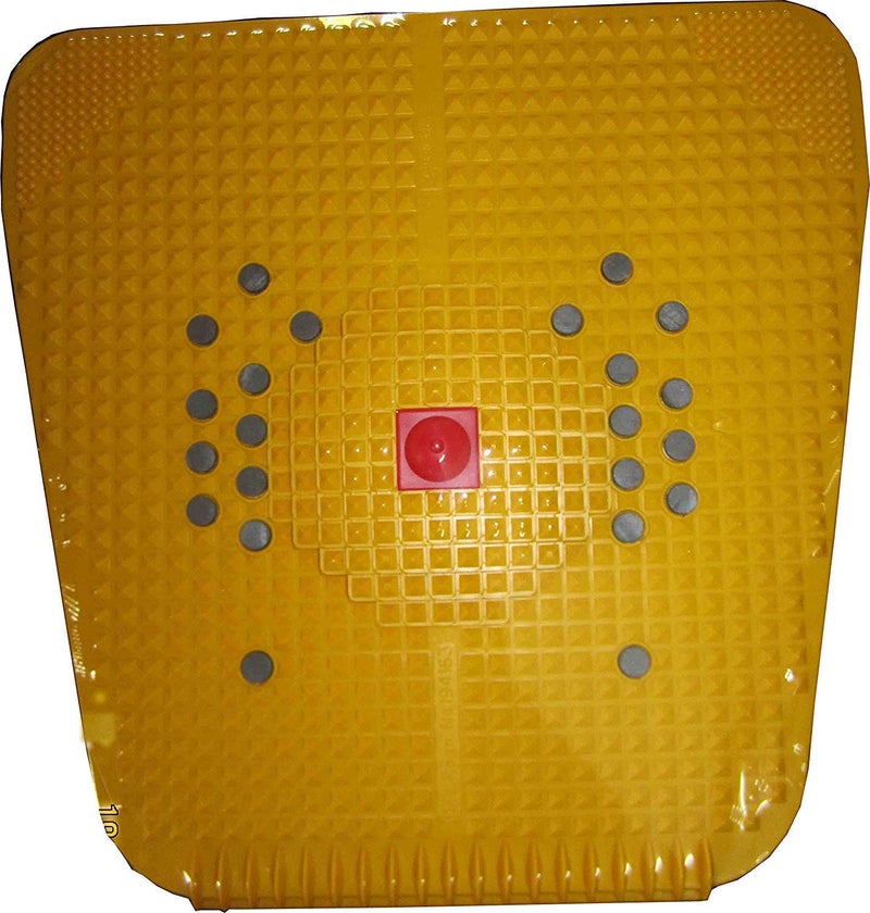ACI Acupressure Health Care India POWERMAT2000 Plastic Acupressure Magnet Pyramids (Yellow) - Image 1
