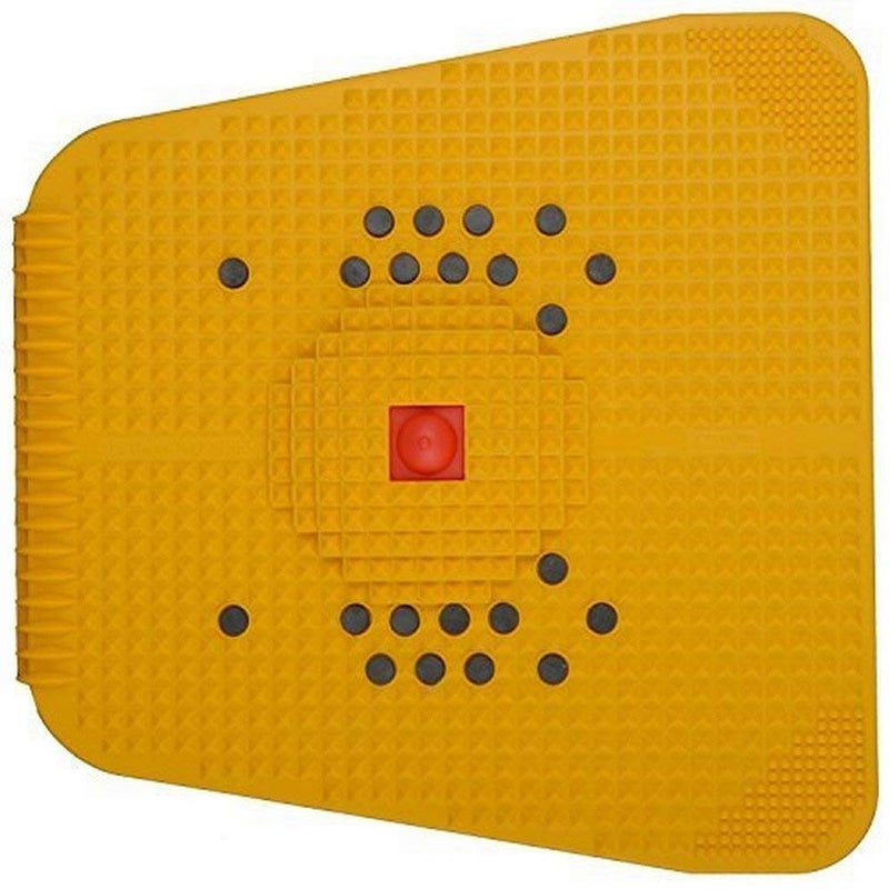 ACI Acupressure Health Care India POWERMAT2000 Plastic Acupressure Magnet Pyramids (Yellow) - Image 2