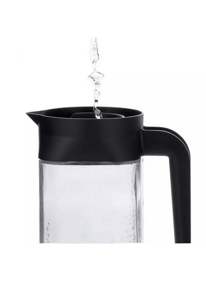 أليمينتال كيتشين ايليمنتال كيتشين إبريق زجاج بجودة عالية شفاف وأسود 1,1 لتر 68612002 - Image 2