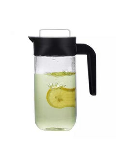 Elemental Kitchen Elemental Kitchen High Quality Glass Pitcher Clear and Black 1.1 L 68612002  - Image 1