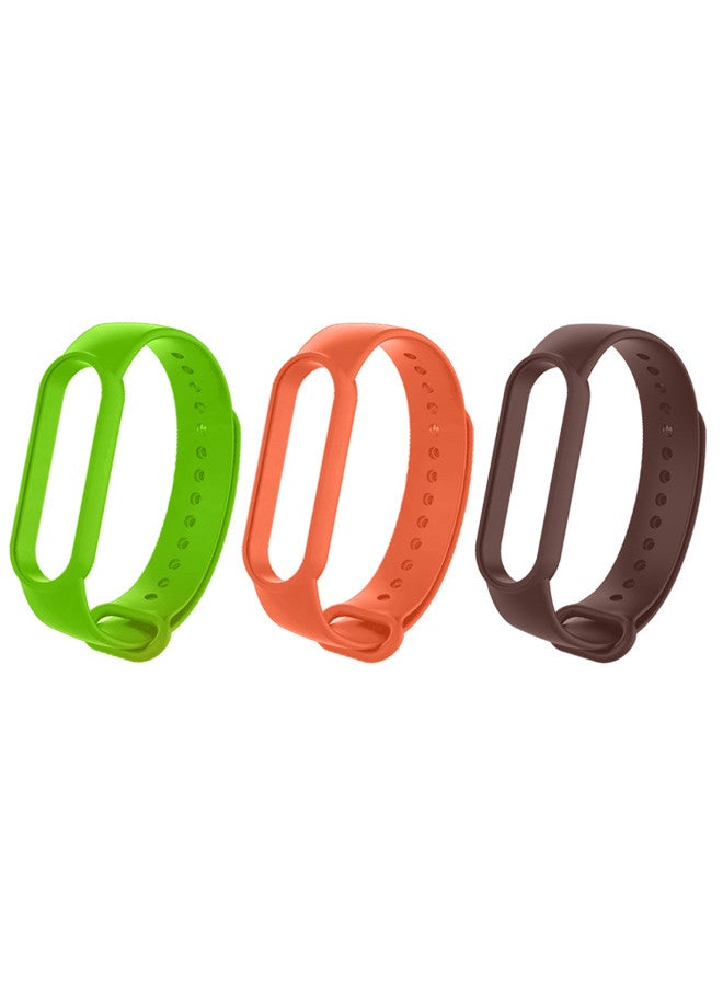 (for Xiaomi Mi Band 5 / Mi Band 6) Strap Wristbands Colorful Bracelet for Women Men Silicone Replacement Bands - Image 4