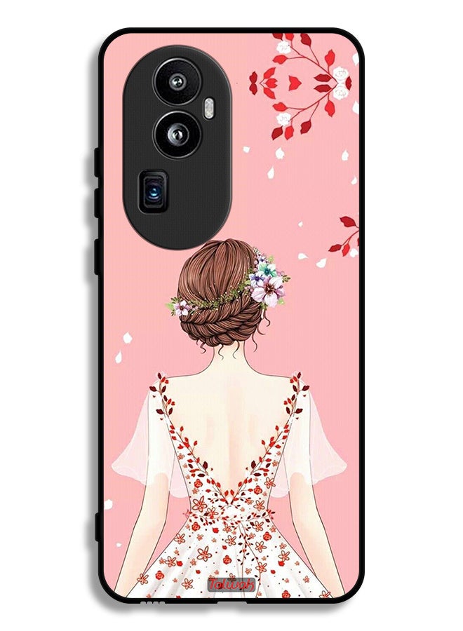 Oppo Reno10 Pro (China) Protective Case Cover Standing Girl Art