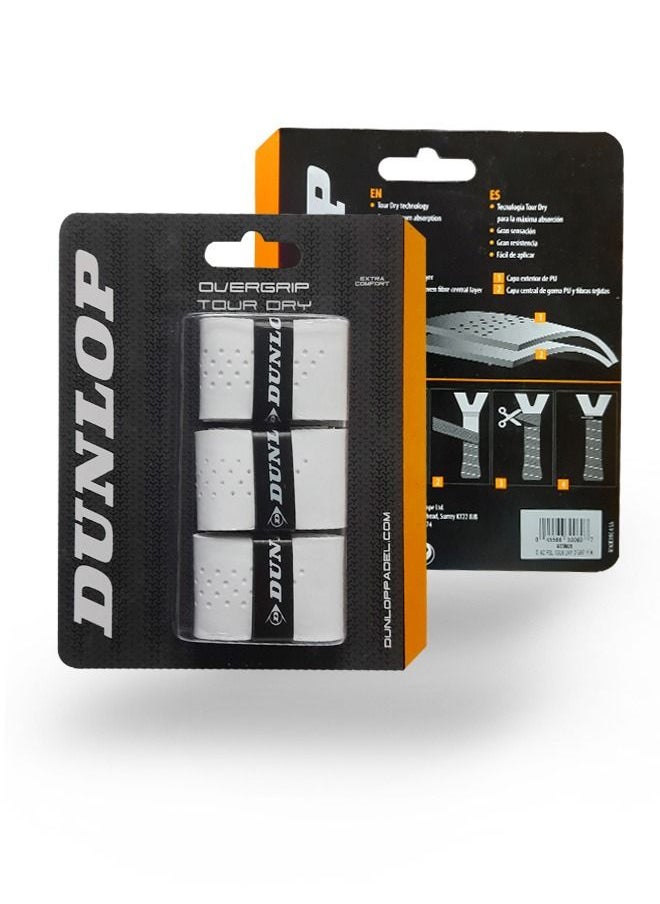 DUNLOP - AC PDL TOUR DAY OVER GRIP WHITE - Image 1