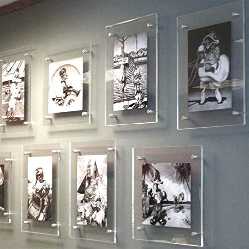 Generic Acrylic Sandwich Sheet Board for Display Ads Posters Pictures Information 12x18 Transparent 12 x 18 inches  - Image 2