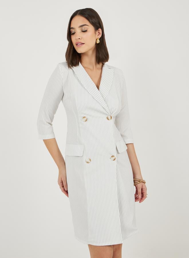 Styli Striped Blazer Dress  - Image 2