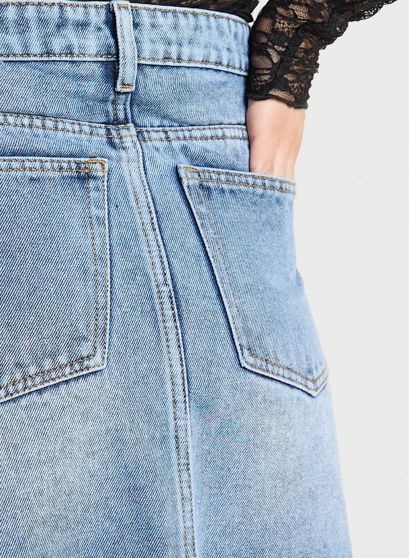 Ginger Denim Mini Skirt  - Image 5