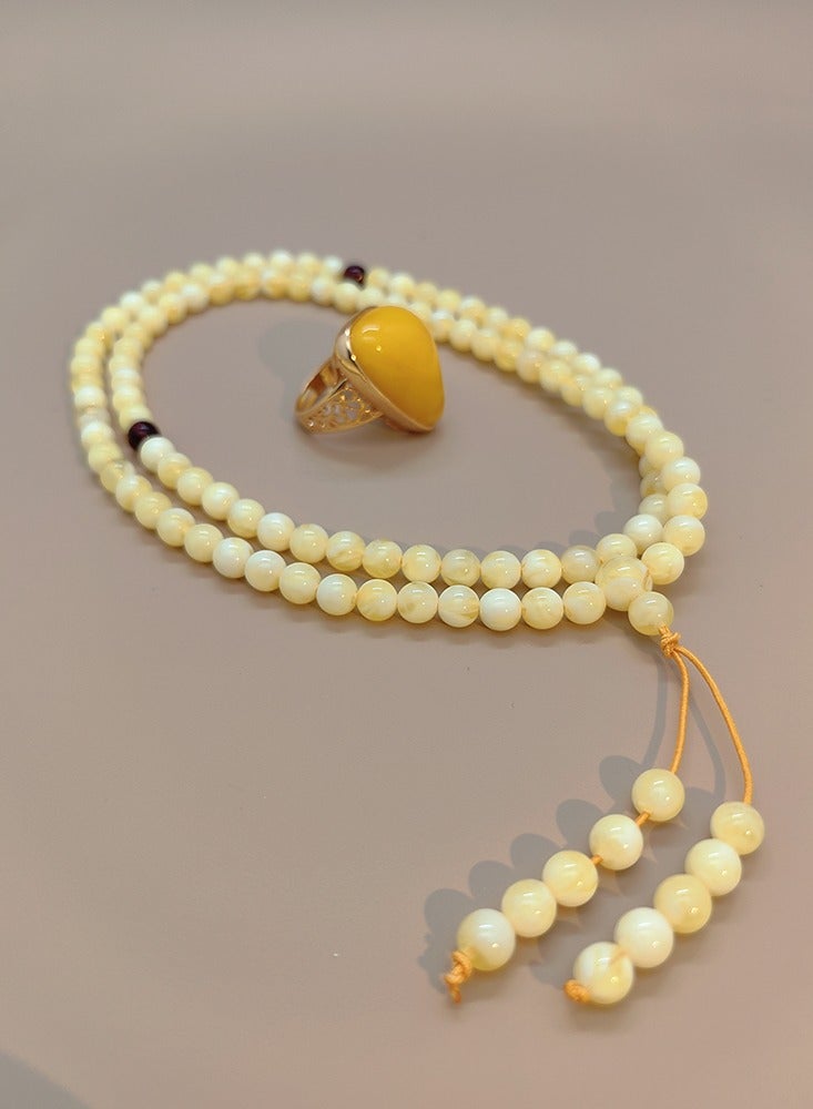 general 99 Beeswax Prayer Beads/Tasibih/6mm - Image 5