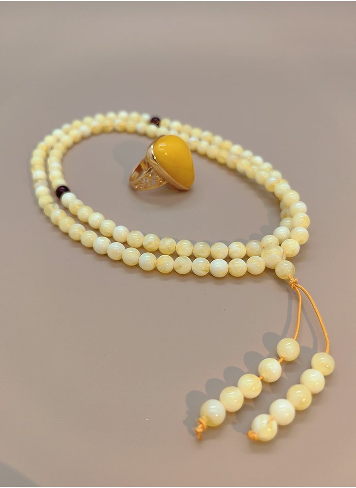 General - 99 Beeswax Prayer Beads/Tasibih/6mm - Image 1