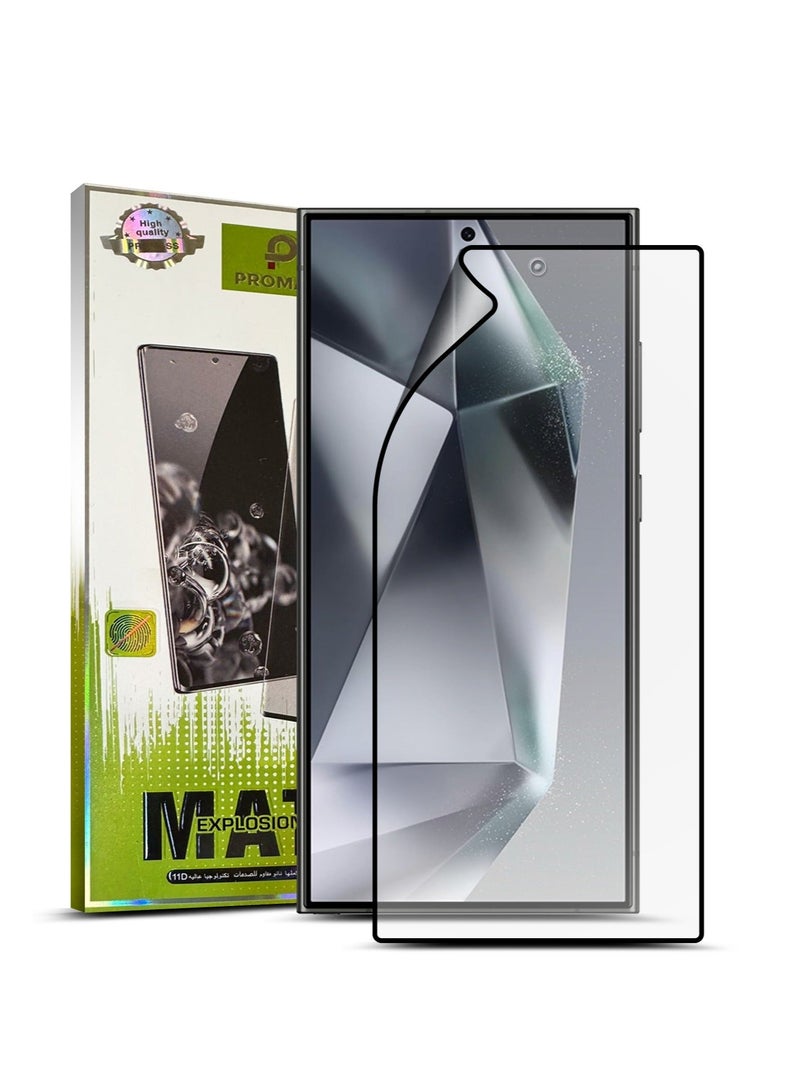 PROMASS 11D Nano Matte Explosion Proof Screen Protector for Samsung Galaxy S24 Ultra 2024 - Image 1