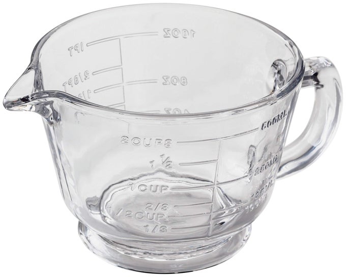 KITCHEN GLASS MEASURING JUG TRANSPARENT 500ML