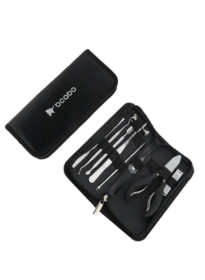 Bcabo 10Pcs/set Ingrown Toenail Tools Kit, Nail Treatment Foot Tool,Ingrown Toenail Removal Correction Clippers, Surgery Grade Nail File Lifter, Professional Pedicure Tool - Image 3