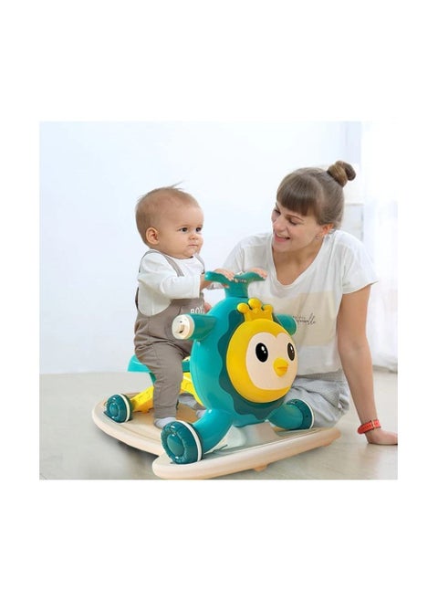 4 in-1 Adjustable Baby Walker and Rocker - Learning Balance Walker - Walking Toy with Lights and Sounds - Multifunctional Activity walker and scooter | 8-30 Months Boys and Girls