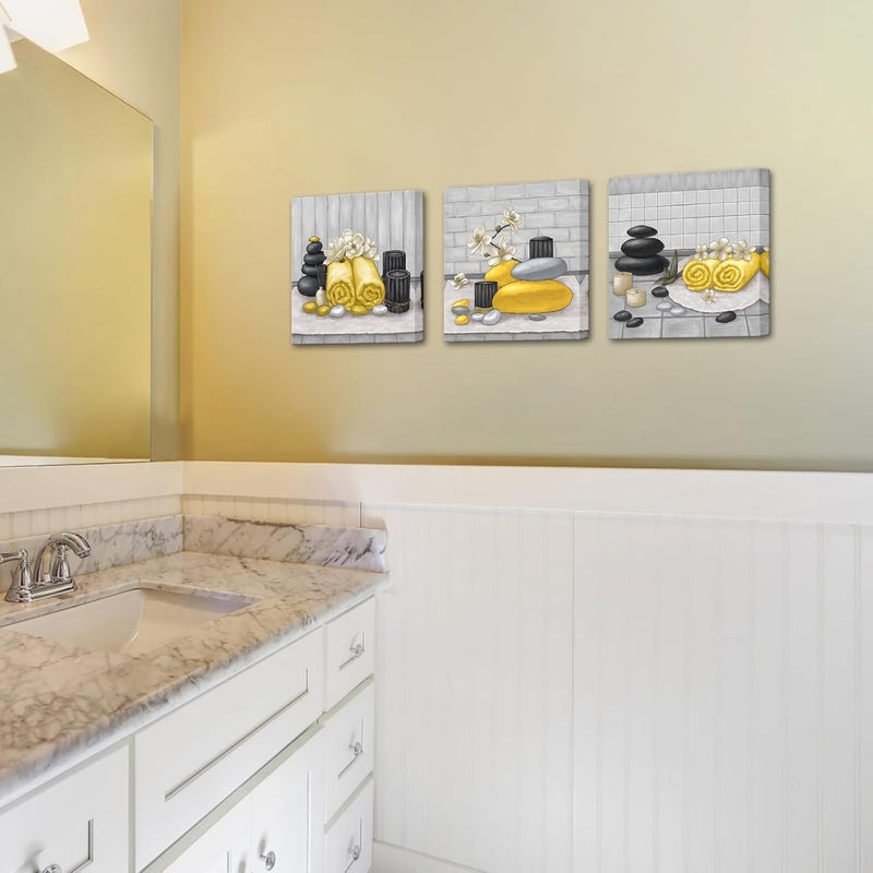 RnnJoile Spa Canvas Wall Art Set - Image 2