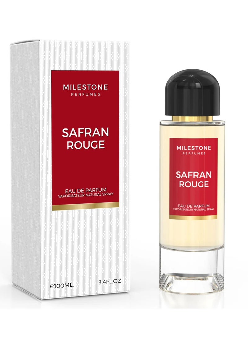Milestone Safran Rouge Eau De Parfum For Unisex - 100 ML - Image 1