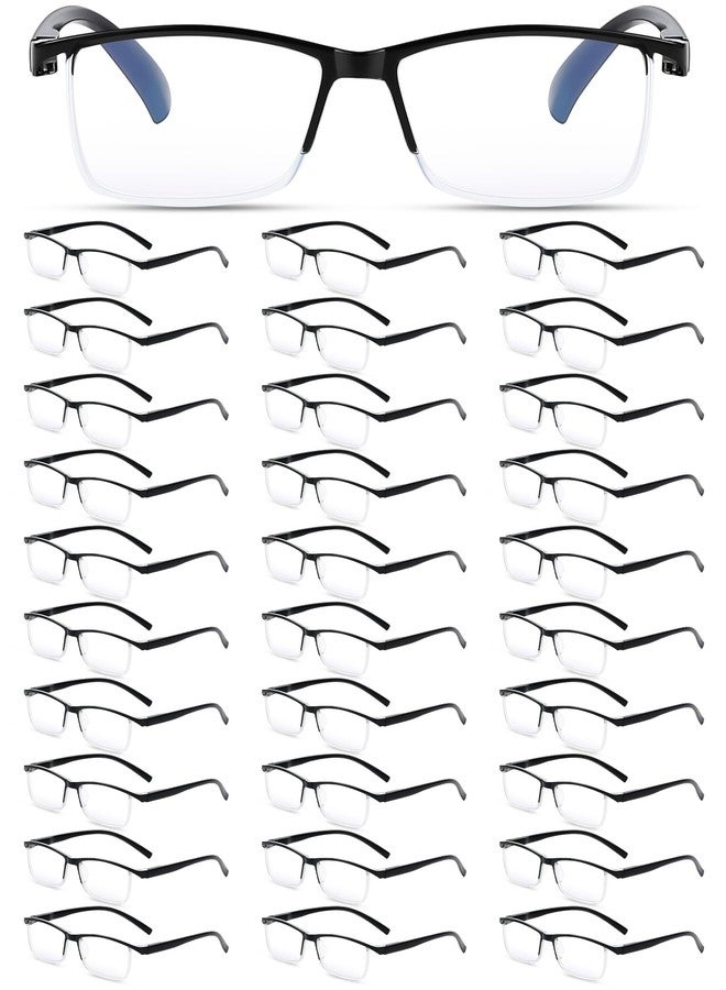 نظارات قراءة كوبكيم 30 قطعة، نظارات نصف إطار، نظارات قراءة تحجب الضوء الأزرق للنساء والرجال، نظارات بمفصلات زنبركية (+250) - Image 1