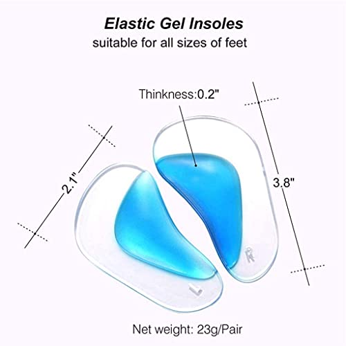 MINNESOTA Silicone Gel Orthopedic Arch Support Insoles for Flat Feet & Plantar Fasciitis – High Cushion Heel Pain Relief Pads for Men and Women, One Size Fits All - Image 5