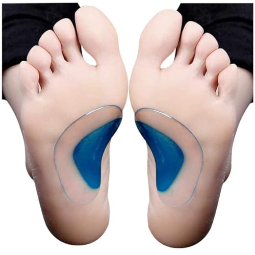 MINNESOTA Silicone Gel Orthopedic Arch Support Insoles for Flat Feet & Plantar Fasciitis – High Cushion Heel Pain Relief Pads for Men and Women, One Size Fits All - Image 1