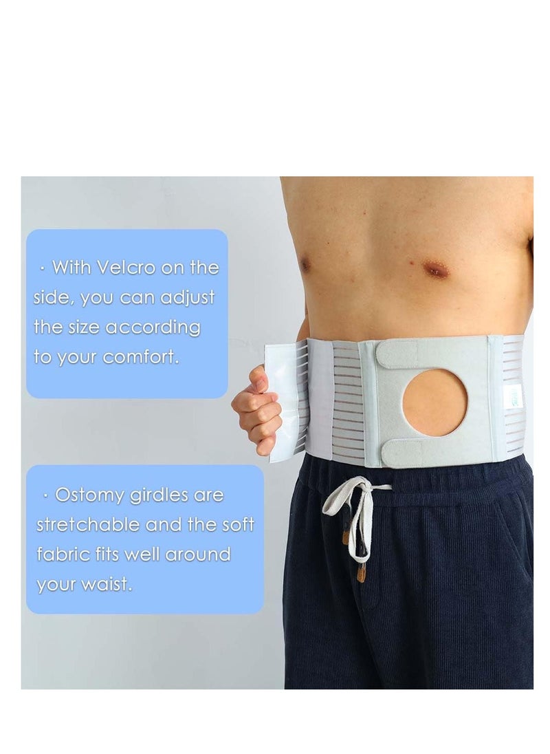 SYOSI - Abdominal Medical ostomy belt, Adjustable Stoma support belt Portable ileostomy colostomy belt, Universal Ostomy belt helps protection ostomy bag, for recovery after any abdominal surgery - Image 1