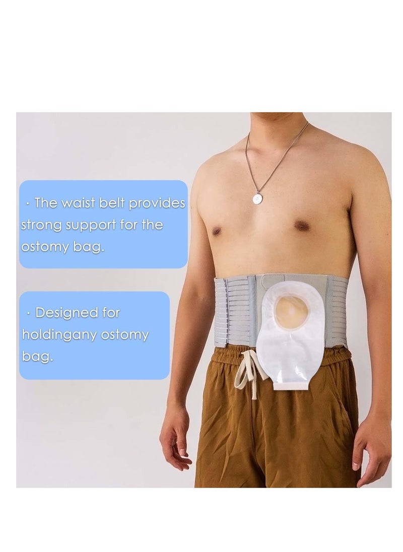 SYOSI - Abdominal Medical ostomy belt, Adjustable Stoma support belt Portable ileostomy colostomy belt, Universal Ostomy belt helps protection ostomy bag, for recovery after any abdominal surgery - Image 1