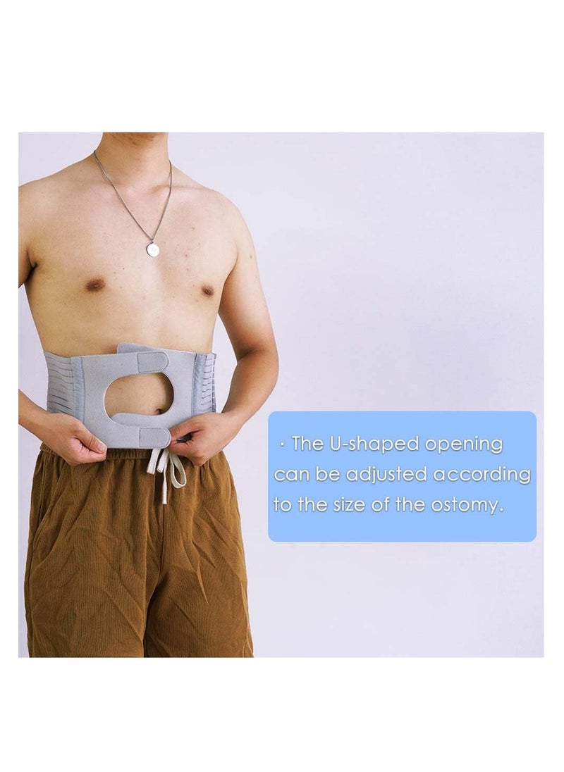 SYOSI - Abdominal Medical ostomy belt, Adjustable Stoma support belt Portable ileostomy colostomy belt, Universal Ostomy belt helps protection ostomy bag, for recovery after any abdominal surgery - Image 1