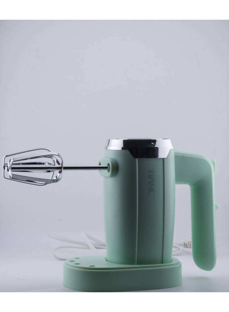 TIANC Hand Mixer 200W Electric Whisk with 5-Speed Control & Pure Copper Motor - Compact Kitchen Mixer for Baking, Whipping, & Dough - TC-620-7 Mint Green  - Image 3
