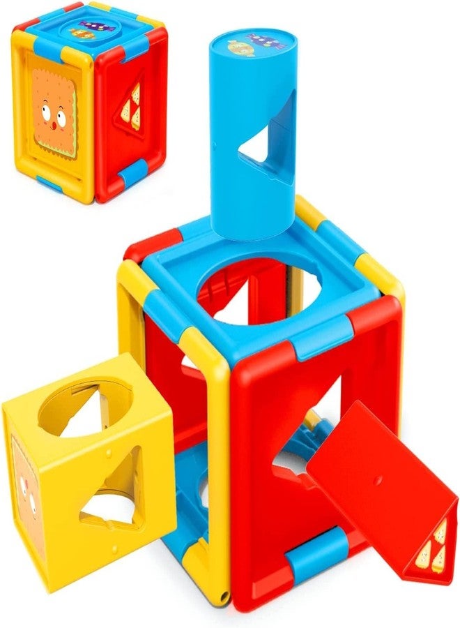 Bluebell Shape Sorter, Baby Activity Logic Cube, Infant Developmental Educational Learning Toys for 1 Year Old Kids - Image 1