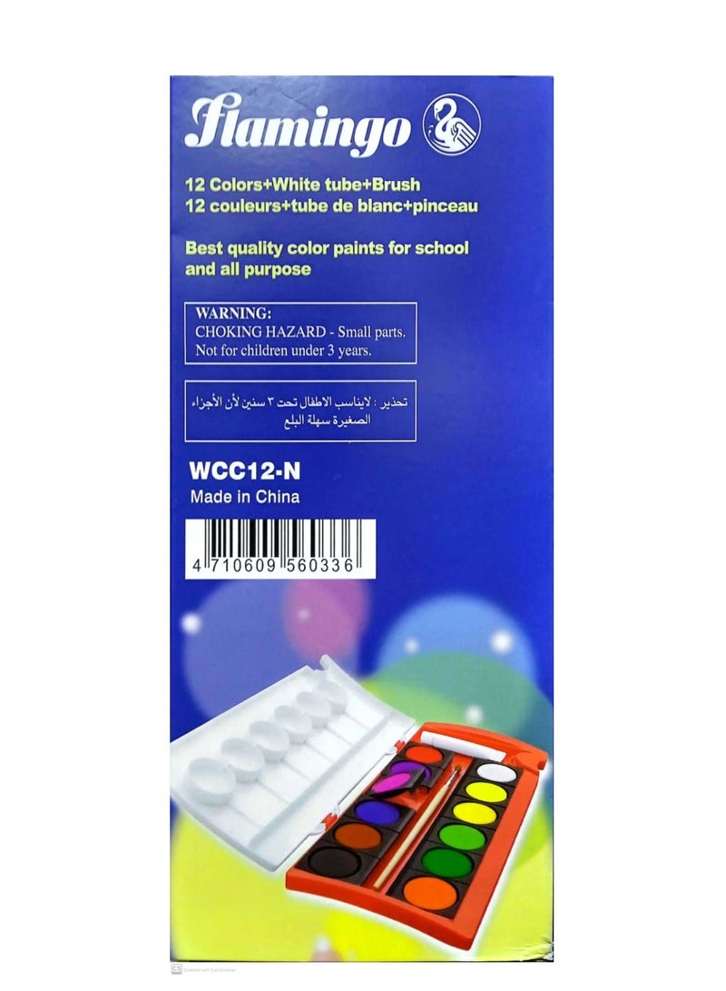 Flamingo Paint Box 12 Pieces - Image 2