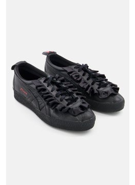 Women Minnie Mexico Delegation Lace Up Sports Shoes, Black