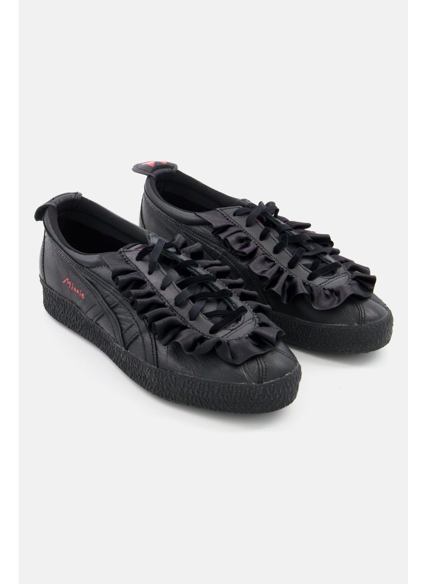 Onitsuka Tiger - Women Minnie Mexico Delegation Lace Up Sports Shoes, Black - Image 1