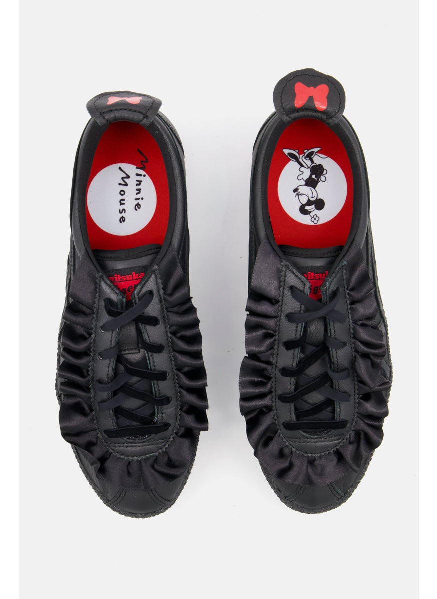 Onitsuka Tiger - Women Minnie Mexico Delegation Lace Up Sports Shoes, Black - Image 1