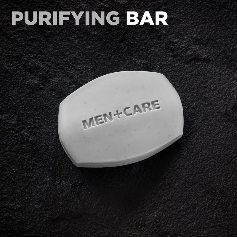 Dove Men+Care Body + Face Bar 2-Pack (12 Bars) â€“ Exfoliating 3-in-1 Charcoal Soap with Clay for Skin Care, Hands & Shaving, 3.75 Oz Ea - Image 3
