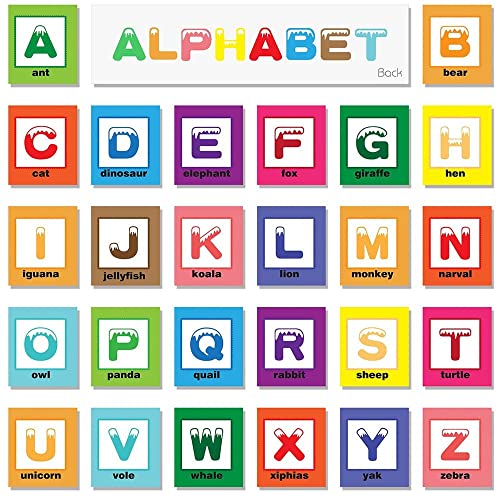 TEYTOY Baby Toy Zoo Series 26pcs Soft Alphabet Cards with Cloth Bag for Over 0 Years - Image 4