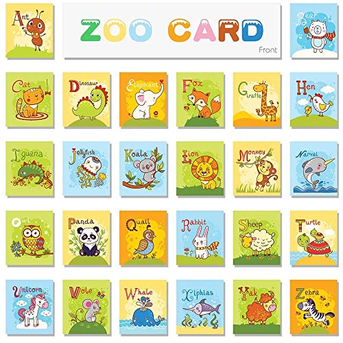 TEYTOY Baby Toy Zoo Series 26pcs Soft Alphabet Cards with Cloth Bag for Over 0 Years - Image 5