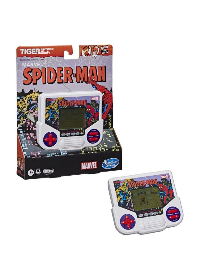 Hasbro Games - Hasbro Gaming Tiger Electronics Marvel Spiderman Electronic Lcd Video Gameretroinspired 1Player Handheld Gameages 8 And Up - Image 1