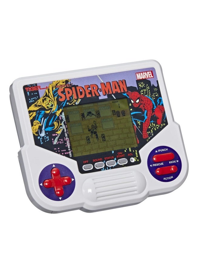 Hasbro Games - Hasbro Gaming Tiger Electronics Marvel Spiderman Electronic Lcd Video Gameretroinspired 1Player Handheld Gameages 8 And Up - Image 1