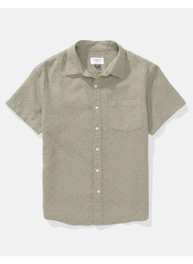 American Eagle AE Poolside Button-Up Shirt