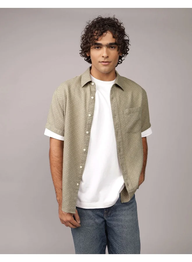 American Eagle AE Poolside Button-Up Shirt
