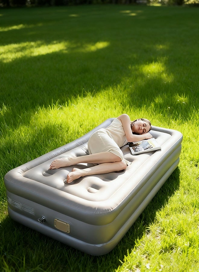 Fully automatic inflation and deflation mattress, air mattress for camping, outdoor portable, lunch break, folding inflatable mattress - Image 3