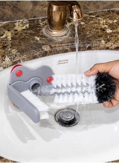 AL SANIDI Cup cleaning brush with non-stick base, Gray, 12.5x12x19 Cm  - Image 4