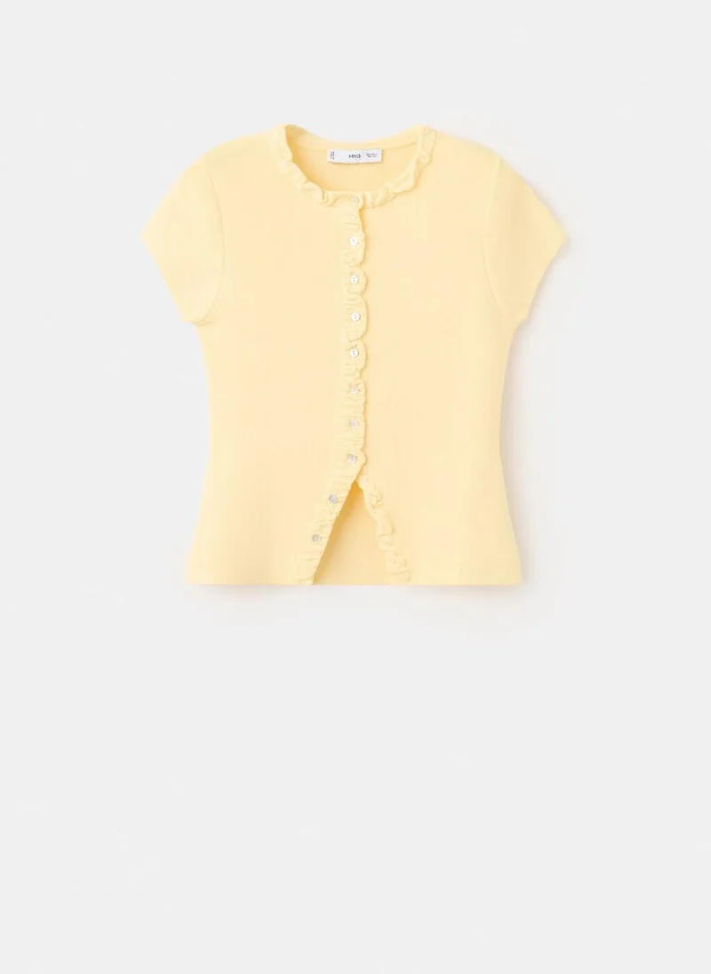 Mango  Fine knit sweater with buttons for Women | Best Price UAE